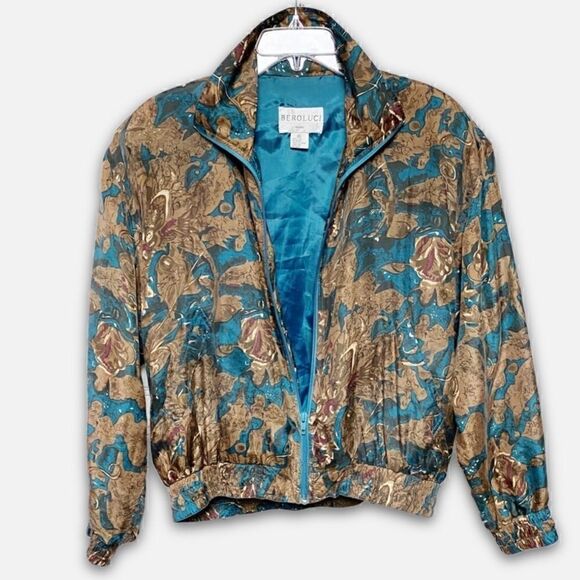 Vintage silk windbreaker   - Picture 1 of 4